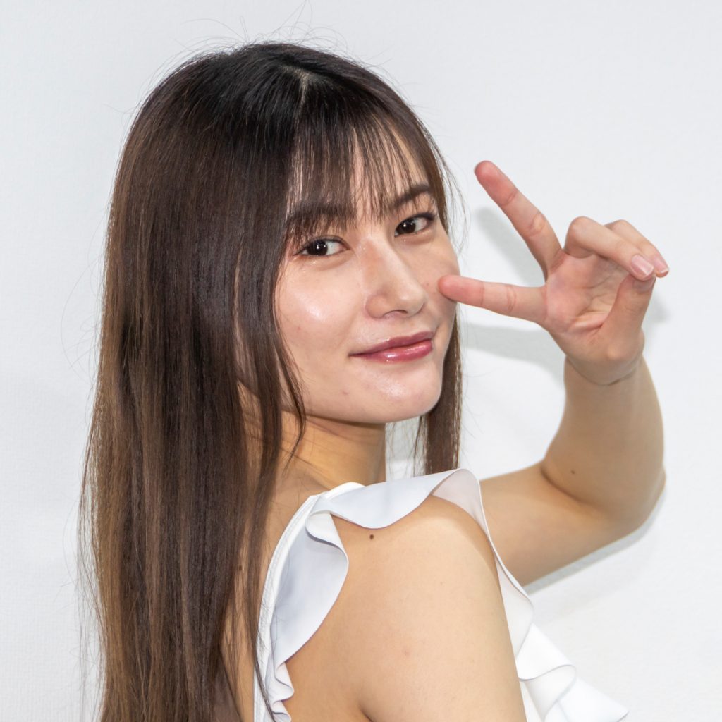 江藤彩也香DVD「僕のことを大好きすぎる江藤彩也香 このあと滅茶苦茶ラブラブデートした。」(エアーコントロール)取材会より