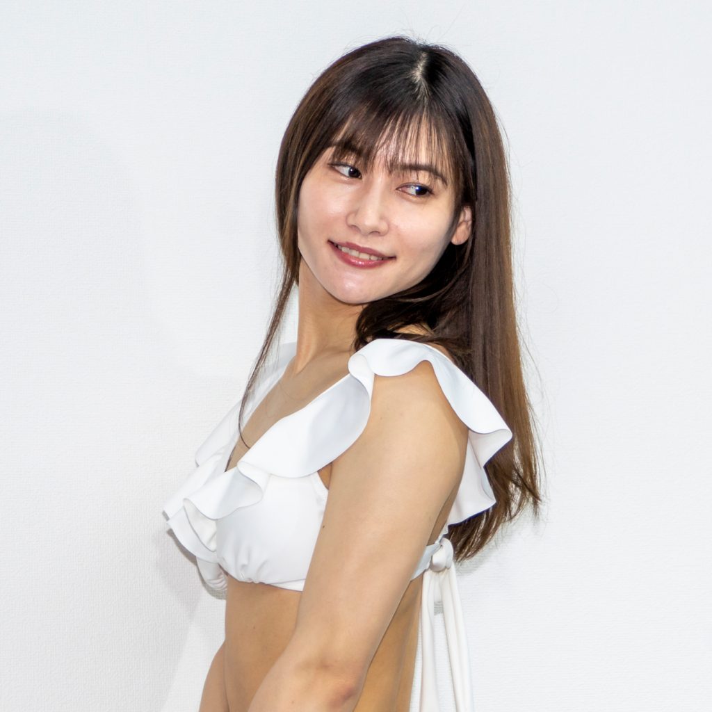 江藤彩也香DVD「僕のことを大好きすぎる江藤彩也香 このあと滅茶苦茶ラブラブデートした。」(エアーコントロール)取材会より