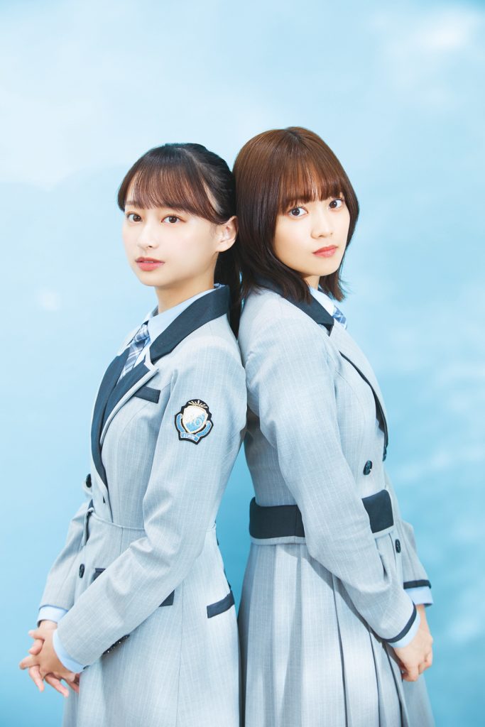 「BUBKA12月号」に登場する日向坂46影山優佳と宮田愛萌