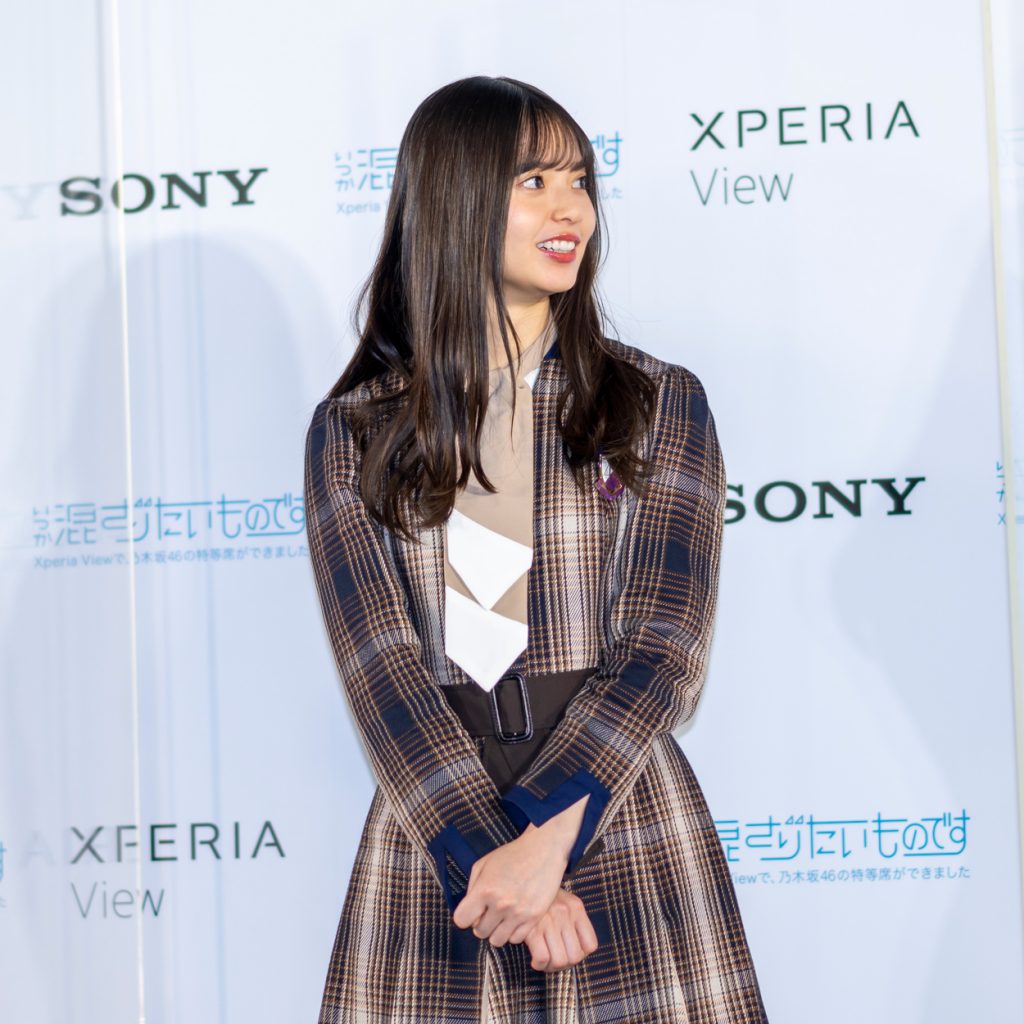 「Xperia View×乃木坂46 VRコンテンツ発表会」に出席した乃木坂46・齋藤飛鳥