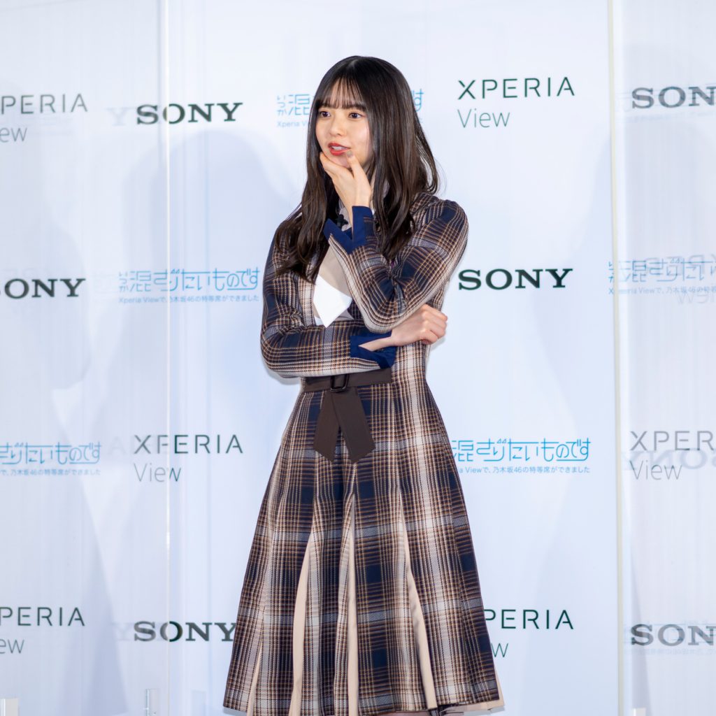 「Xperia View×乃木坂46 VRコンテンツ発表会」に出席した乃木坂46・齋藤飛鳥