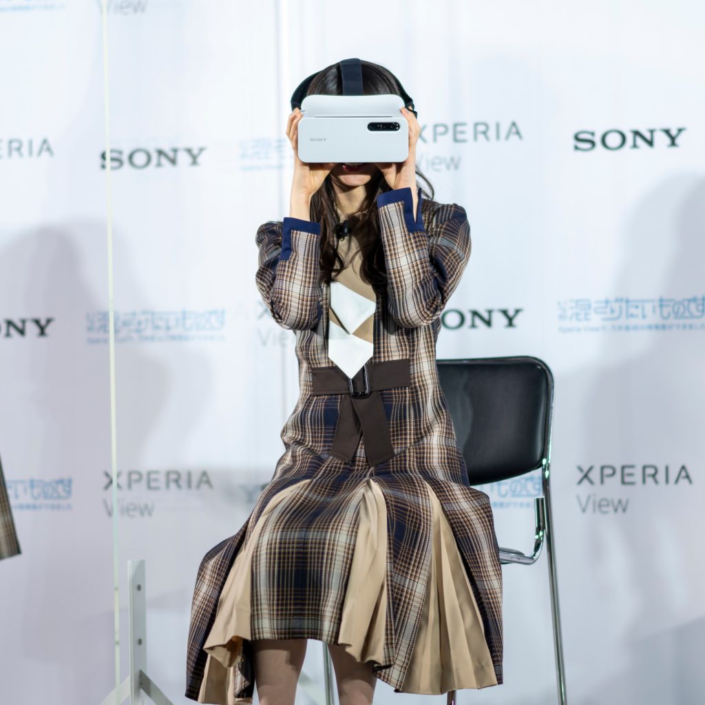 「Xperia View×乃木坂46 VRコンテンツ発表会」に出席した乃木坂46・齋藤飛鳥