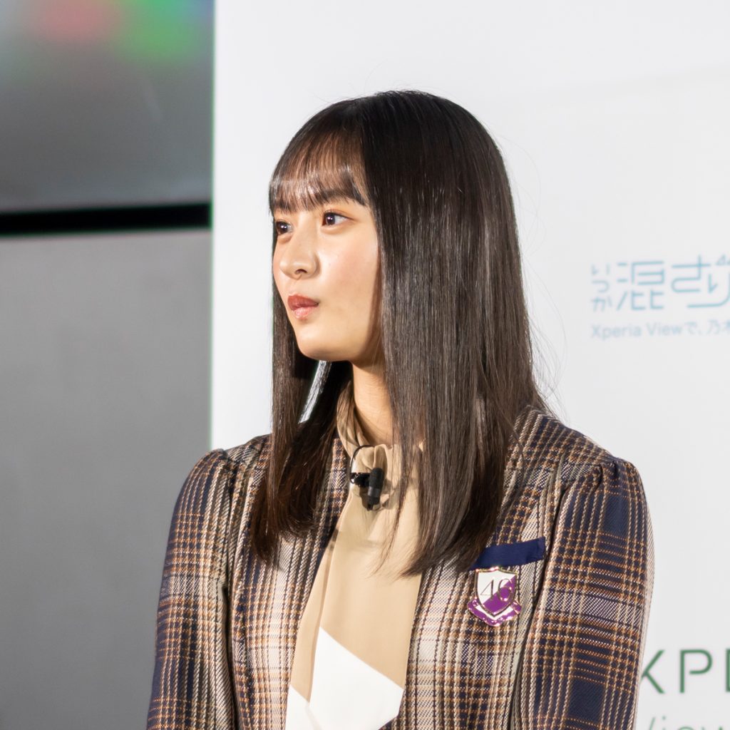 「Xperia View×乃木坂46 VRコンテンツ発表会」に出席した乃木坂46・遠藤さくら