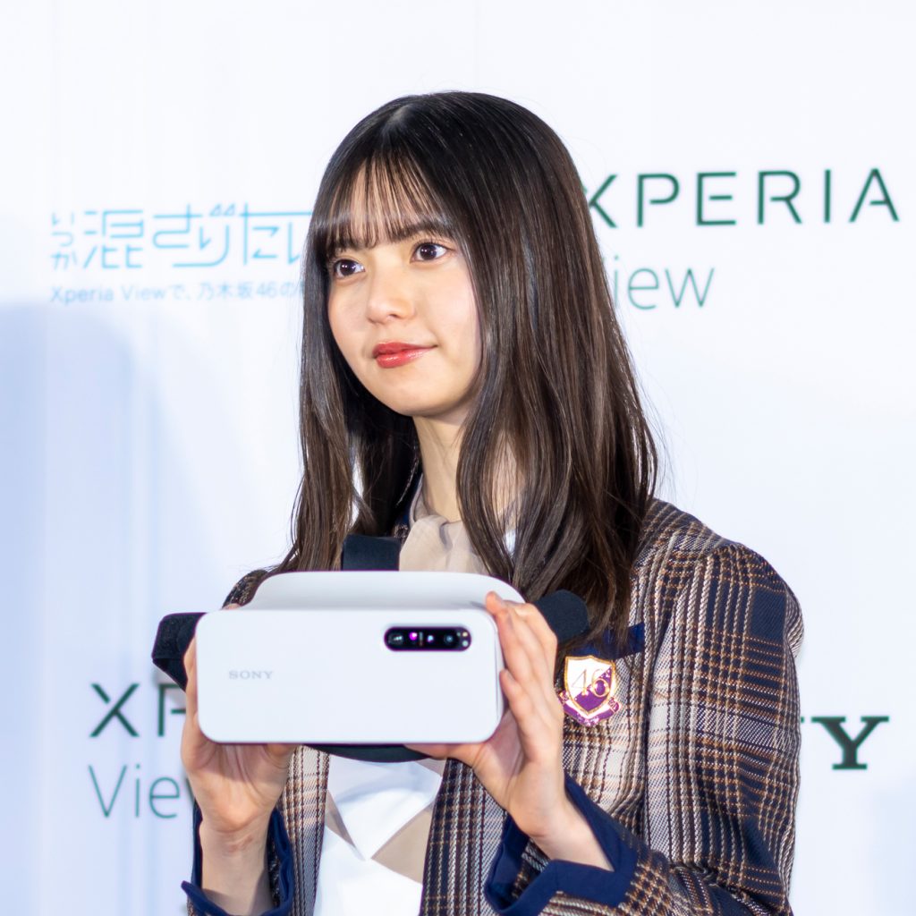 「Xperia View×乃木坂46 VRコンテンツ発表会」に出席した乃木坂46・齋藤飛鳥