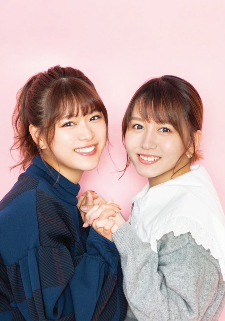 「BUBKA1月号」に登場するSKE48山内鈴蘭と大場美奈