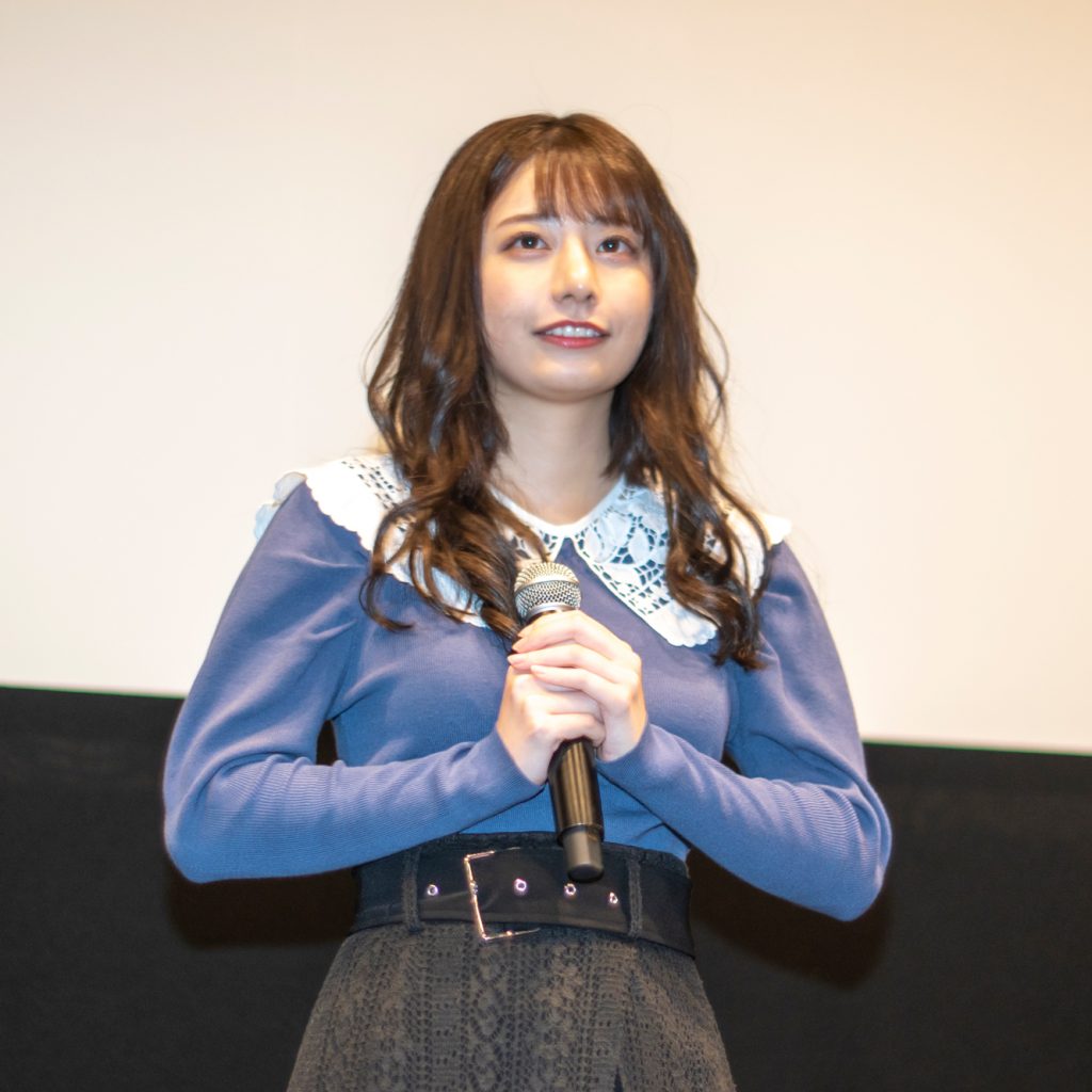 映画「兵馬俑の城」舞台あいさつに出席した鈴木優香