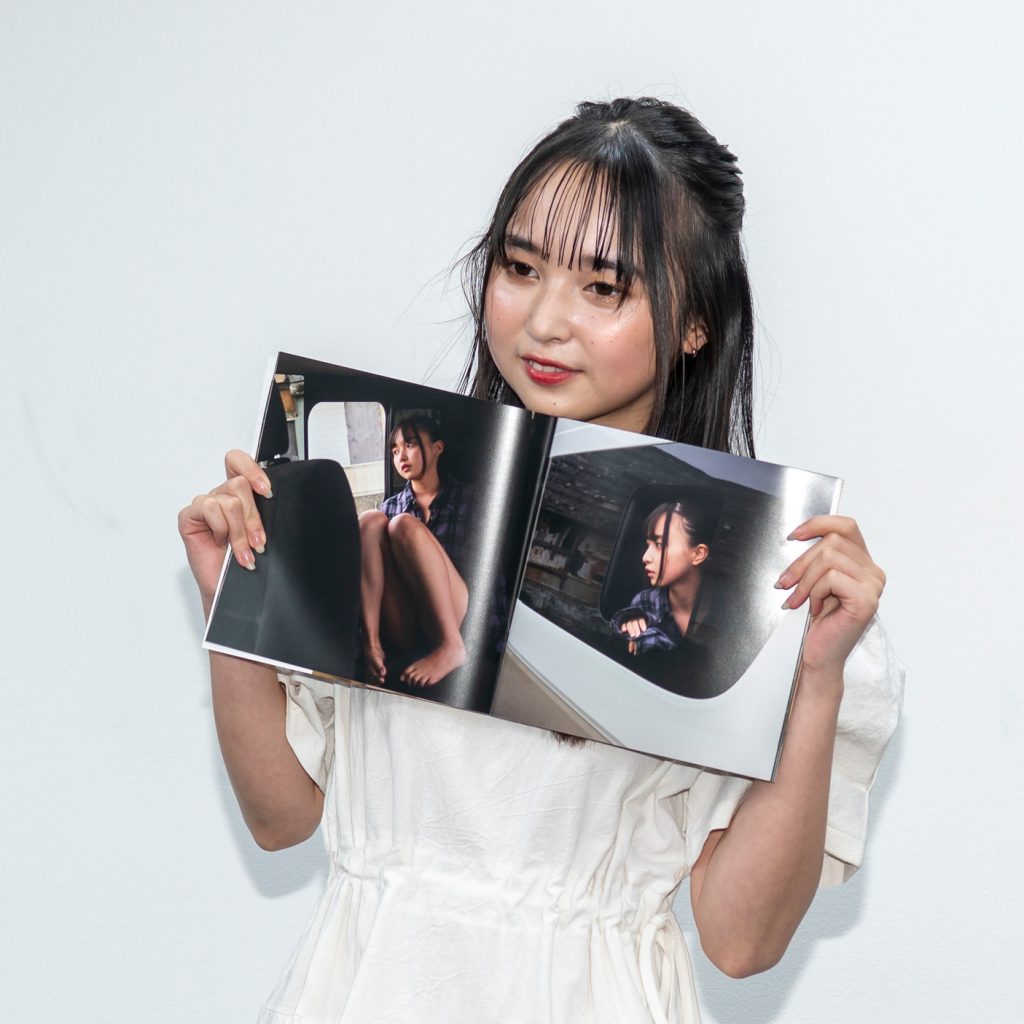 坂上未優「SPECIAL FAN BOOK 坂上未優」(トランスワールドジャパン)取材会より