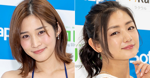 モデルや女優・グラビアアイドルとして活躍する高橋凛と片山萌美