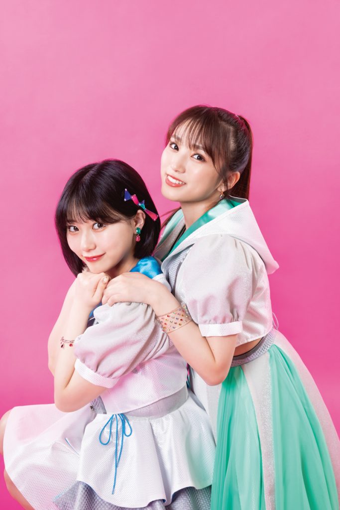 「BUBKA7月号」に登場するHKT48田中美久と矢吹奈子