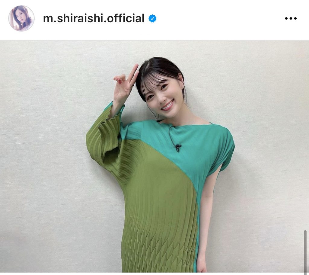 ※画像は白石麻衣オフィシャルInstagram(m.shiraishi.official)より