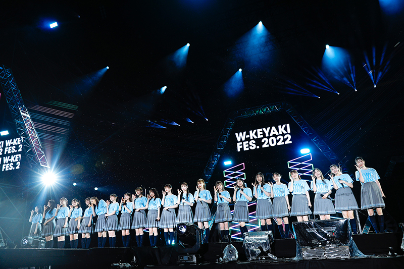 日向坂46「W-KEYAKI FES.2022」より
カメラ：上山陽介