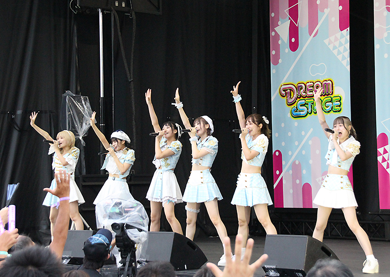 「TOKYO IDOL FESTIVAL 2022」DREAM STAGEに出演したMyDearDarlin'