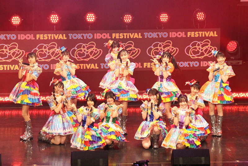 「TOKYO IDOL FESTIVAL 2022」HOT STAGEに出演した虹のコンキスタドール