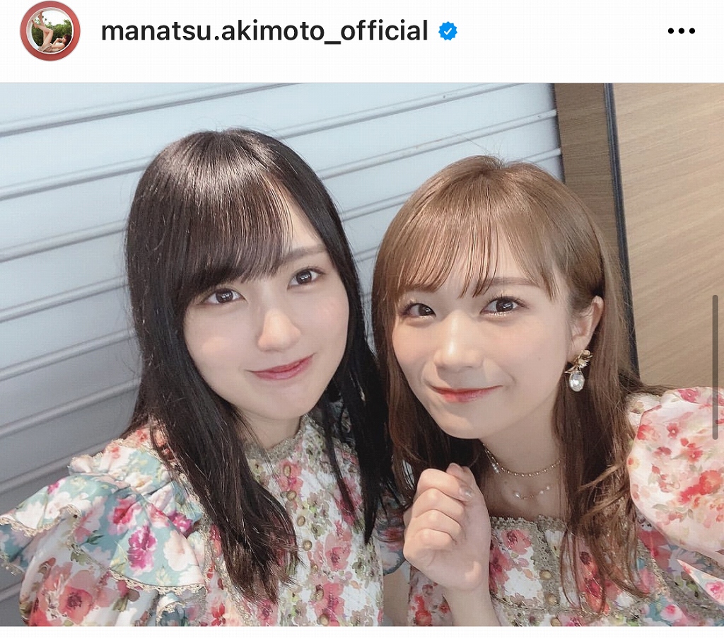 ※画像は秋元真夏オフィシャルInstagram(manatsu.akimoto_official)より