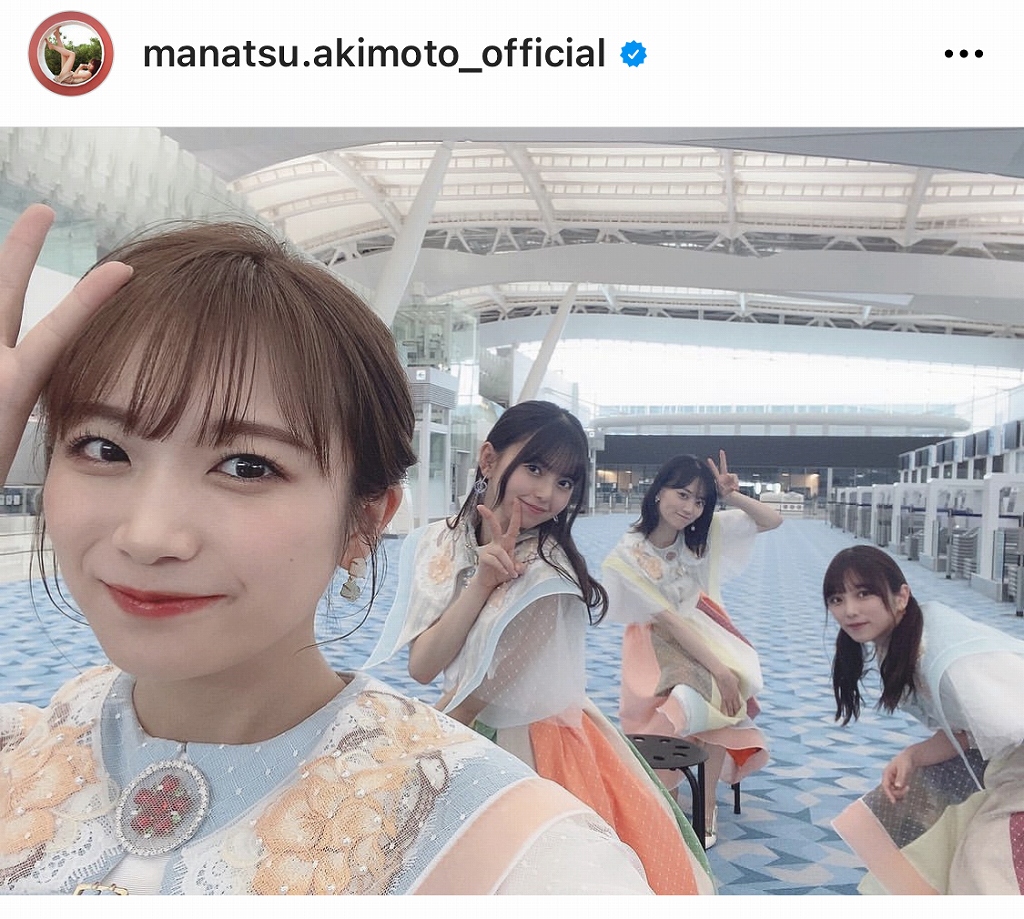 ※画像は秋元真夏オフィシャルInstagram(manatsu.akimoto_official)より