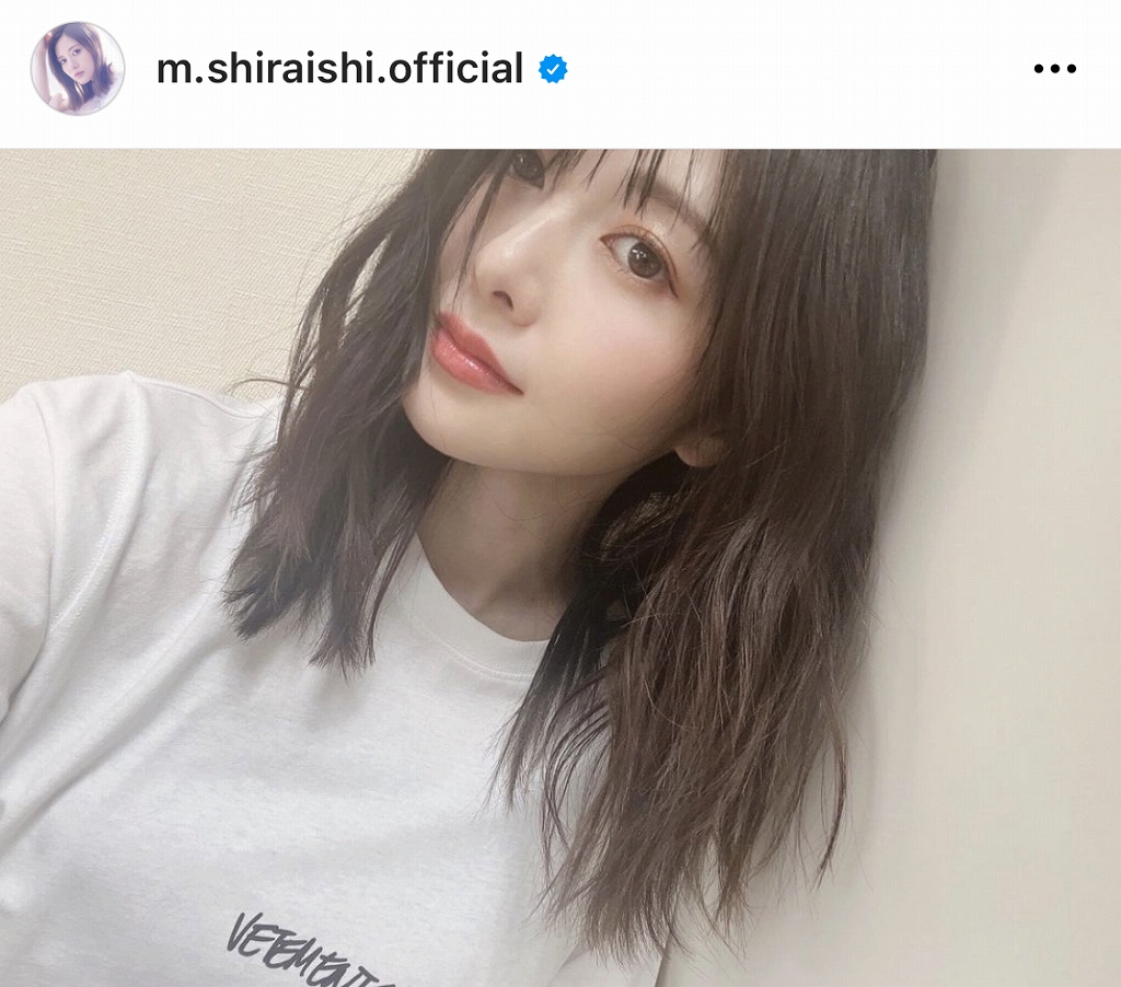 ※画像は白石麻衣オフィシャルInstagram(m.shiraishi.official)より