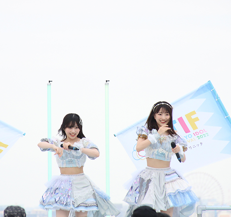 「TOKYO IDOL FESTIVAL 2022」SKY STAGEに出演した＃ババババンビ