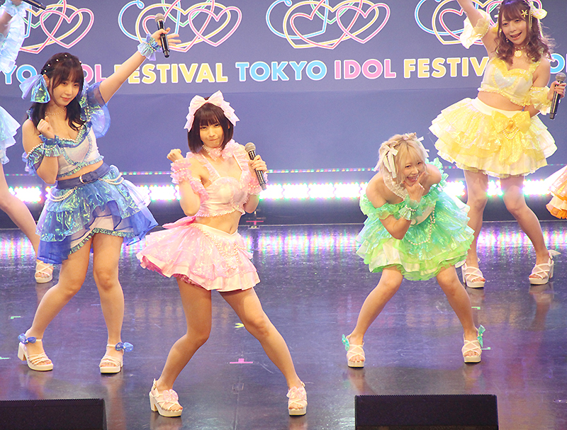 えなこ、伊織もえ、よきゅーんらPPE41が「TOKYO IDOL FESTIVAL 2022」のHOT STAGEに登場