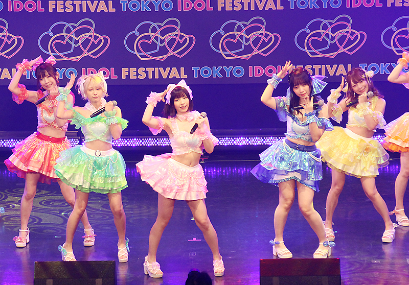 えなこ、伊織もえ、よきゅーんらPPE41が「TOKYO IDOL FESTIVAL 2022」のHOT STAGEに登場