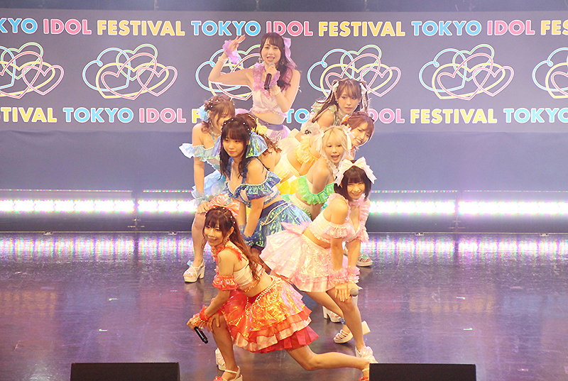 えなこ、伊織もえ、よきゅーんらPPE41が「TOKYO IDOL FESTIVAL 2022」のHOT STAGEに登場