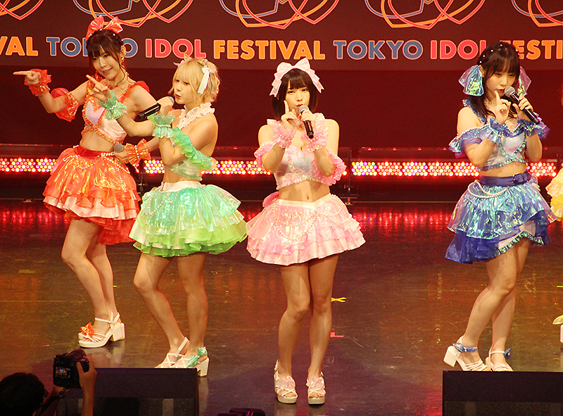 えなこ、伊織もえ、よきゅーんらPPE41が「TOKYO IDOL FESTIVAL 2022」のHOT STAGEに登場