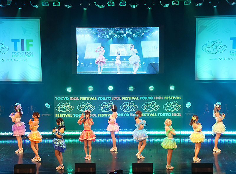 えなこ、伊織もえ、よきゅーんらPPE41が「TOKYO IDOL FESTIVAL 2022」のHOT STAGEに登場