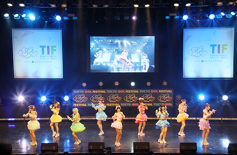 えなこ、伊織もえ、よきゅーんらPPE41が「TOKYO IDOL FESTIVAL 2022」のHOT STAGEに登場