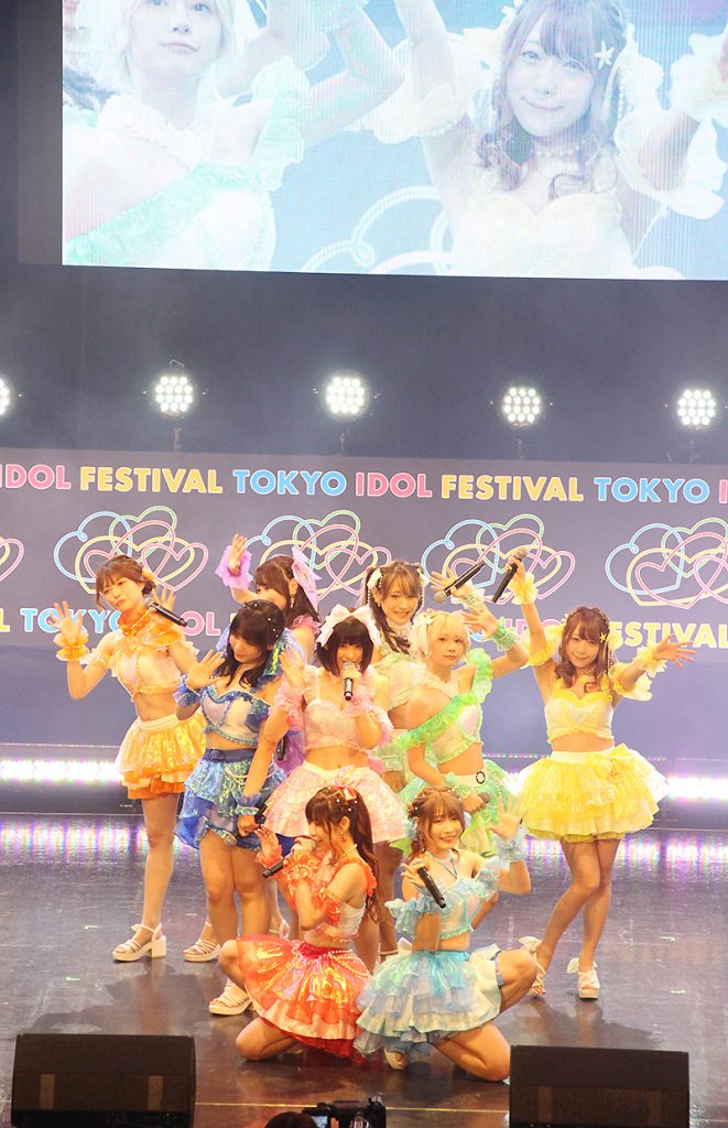 えなこ、伊織もえ、よきゅーんらPPE41が「TOKYO IDOL FESTIVAL 2022」のHOT STAGEに登場