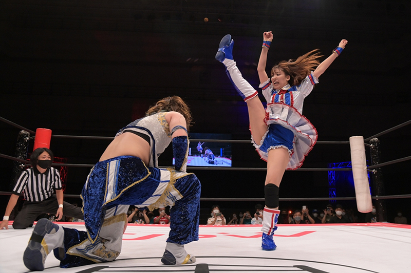 愛知・名古屋国際会議場で行われた「東京女子プロレス大会」より