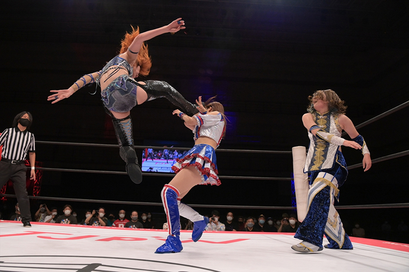 愛知・名古屋国際会議場で行われた「東京女子プロレス大会」より