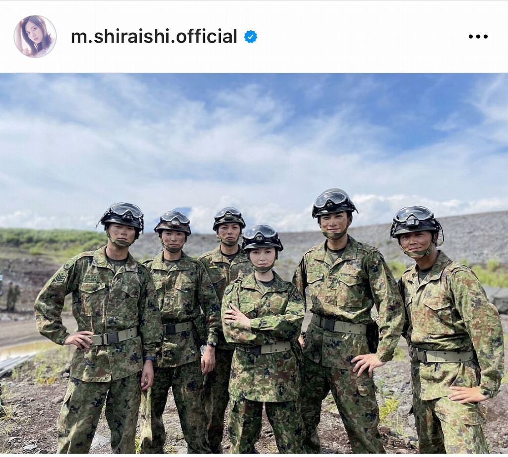 ※画像は白石麻衣オフィシャルInstagram(m.shiraishi.official)より