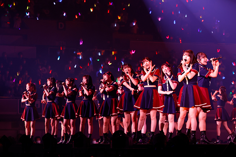 「HKT48 11th anniversary LIVE 2022 ～未来へのメッセージ～」より