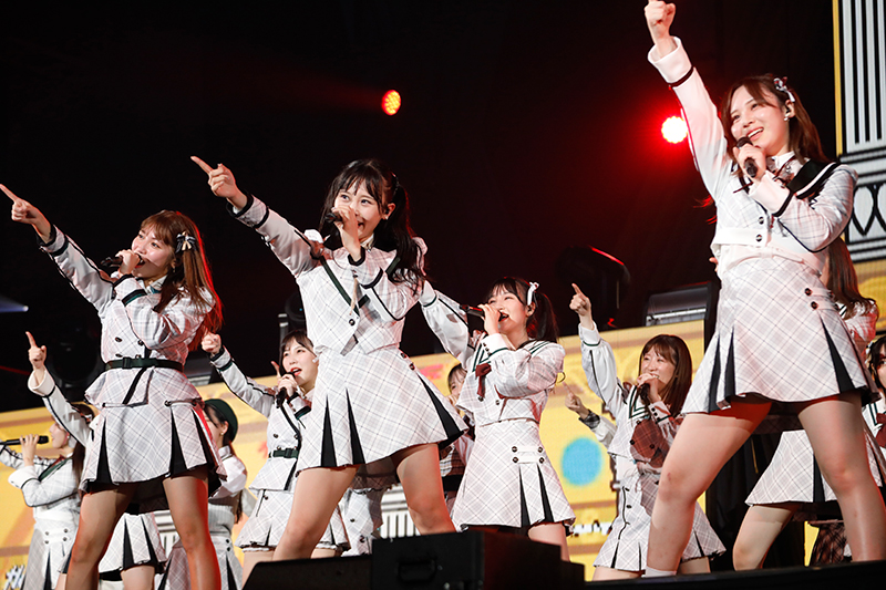 「HKT48 11th anniversary LIVE 2022 ～未来へのメッセージ～」より