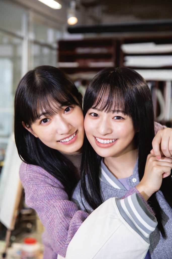 「BUBKA12月号」に登場する≠ME蟹沢萌子＆冨田菜々風