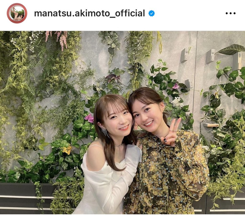 ※画像は秋元真夏オフィシャルInstagram(manatsu.akimoto_official)より