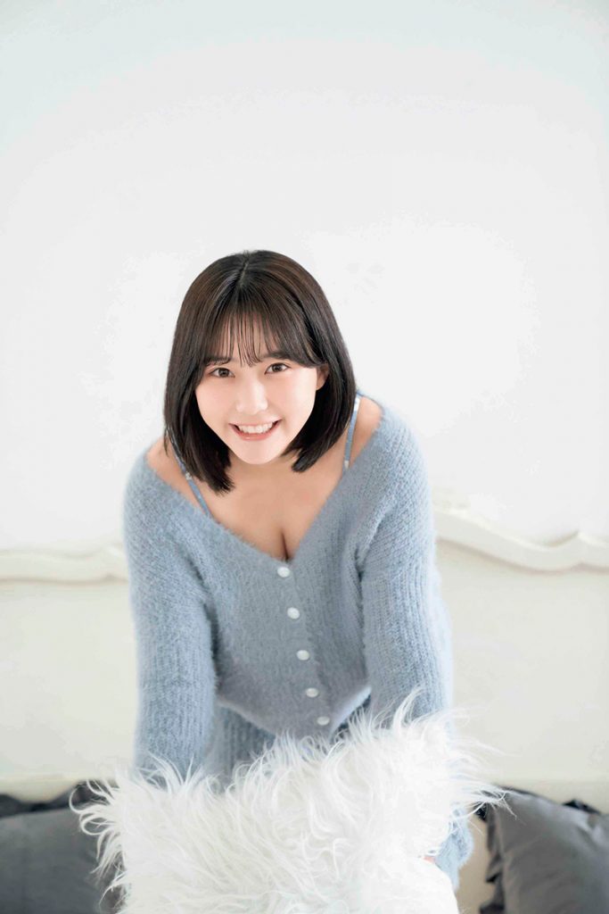 「月刊少年チャンピオン」1月号に登場するHKT48田中美久