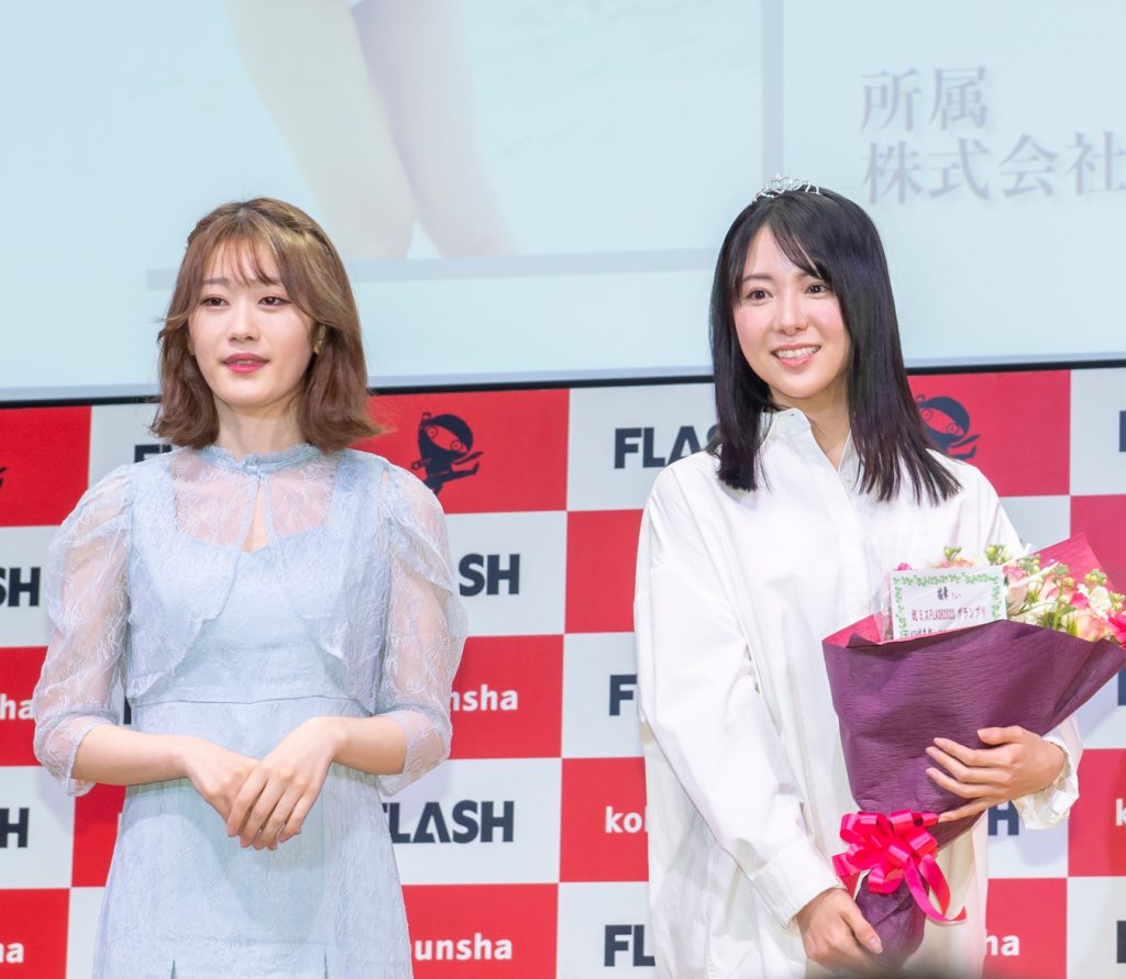 「ミスFLASH2023」グランプリ・橘舞と笹岡郁未