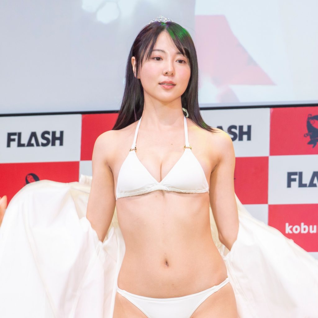 「ミスFLASH2023」グランプリ発表会見より橘舞