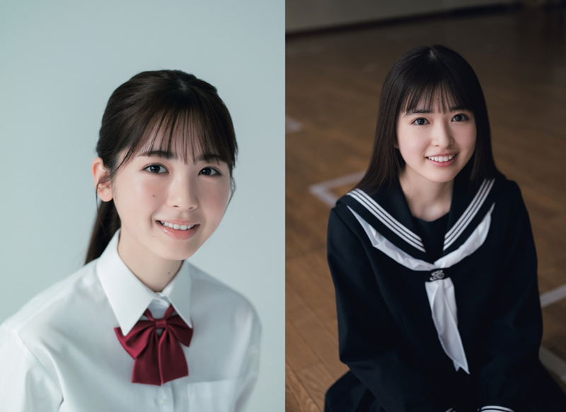 「B.L.T.graduation2023高校卒業」＆「B.L.T.graduation2023中学卒業」の表紙を飾る乃木坂46筒井あやめと小川彩