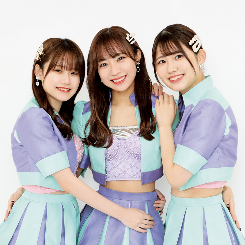 「BUBKA3月号」に登場しているSKE48西井美桜、日高優月、青木莉樺