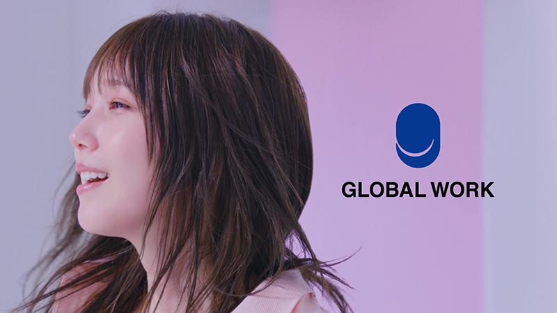 「GLOBAL WORK(グローバルワーク)」アンバサダーを務める本田翼、新TVCMより