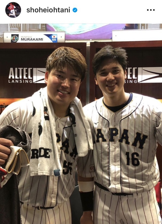 ※画像は大谷翔平オフィシャルInstagram(shoheiohtani)より