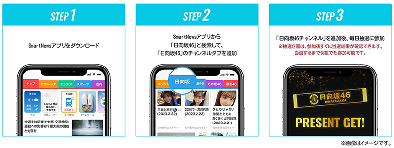 スマートニュースが日向坂46の特別企画を展開