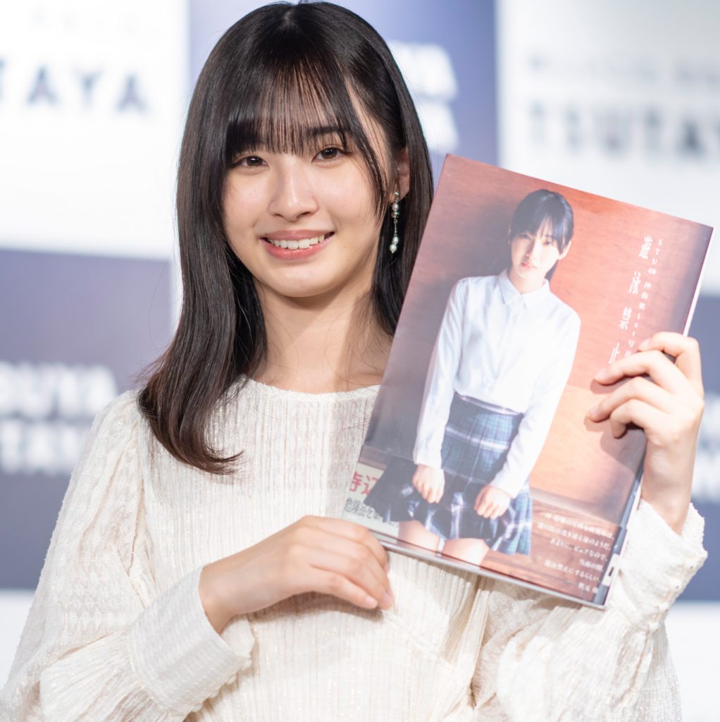 STU48沖侑果ファースト写真集「遊泳禁止」発売記念取材会より
