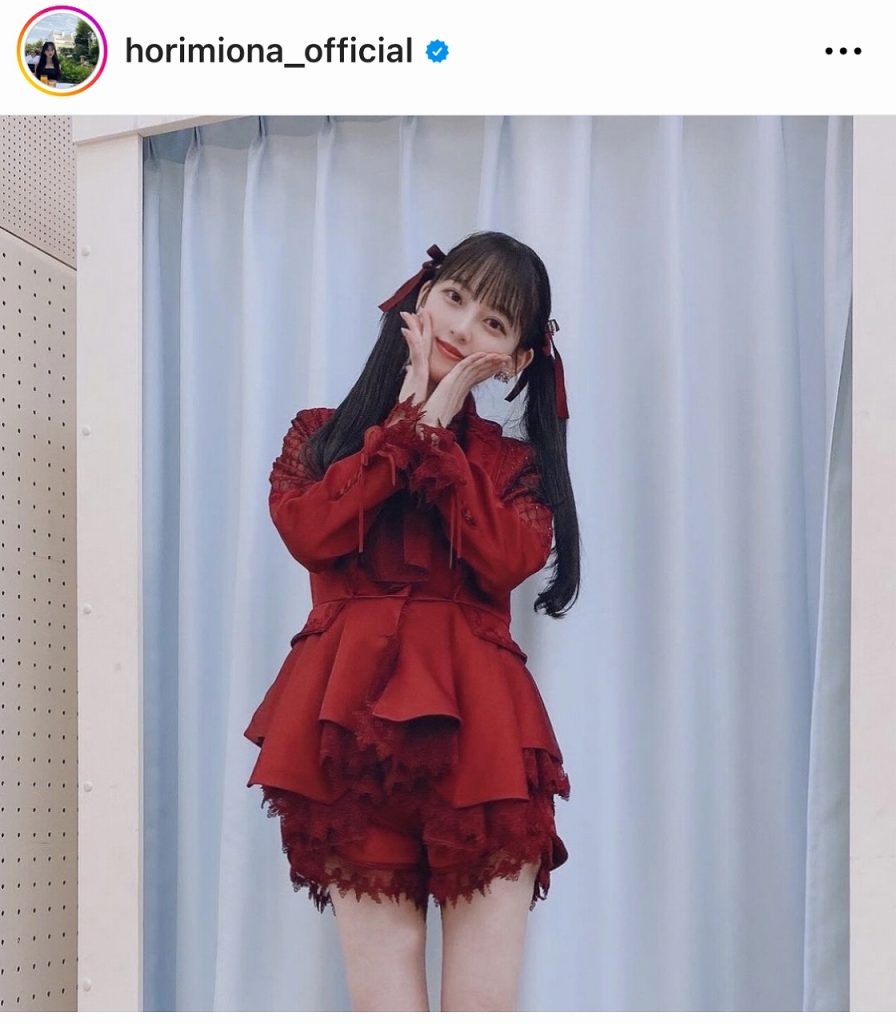 ※画像は堀未央奈Instagram(horimiona_official)より