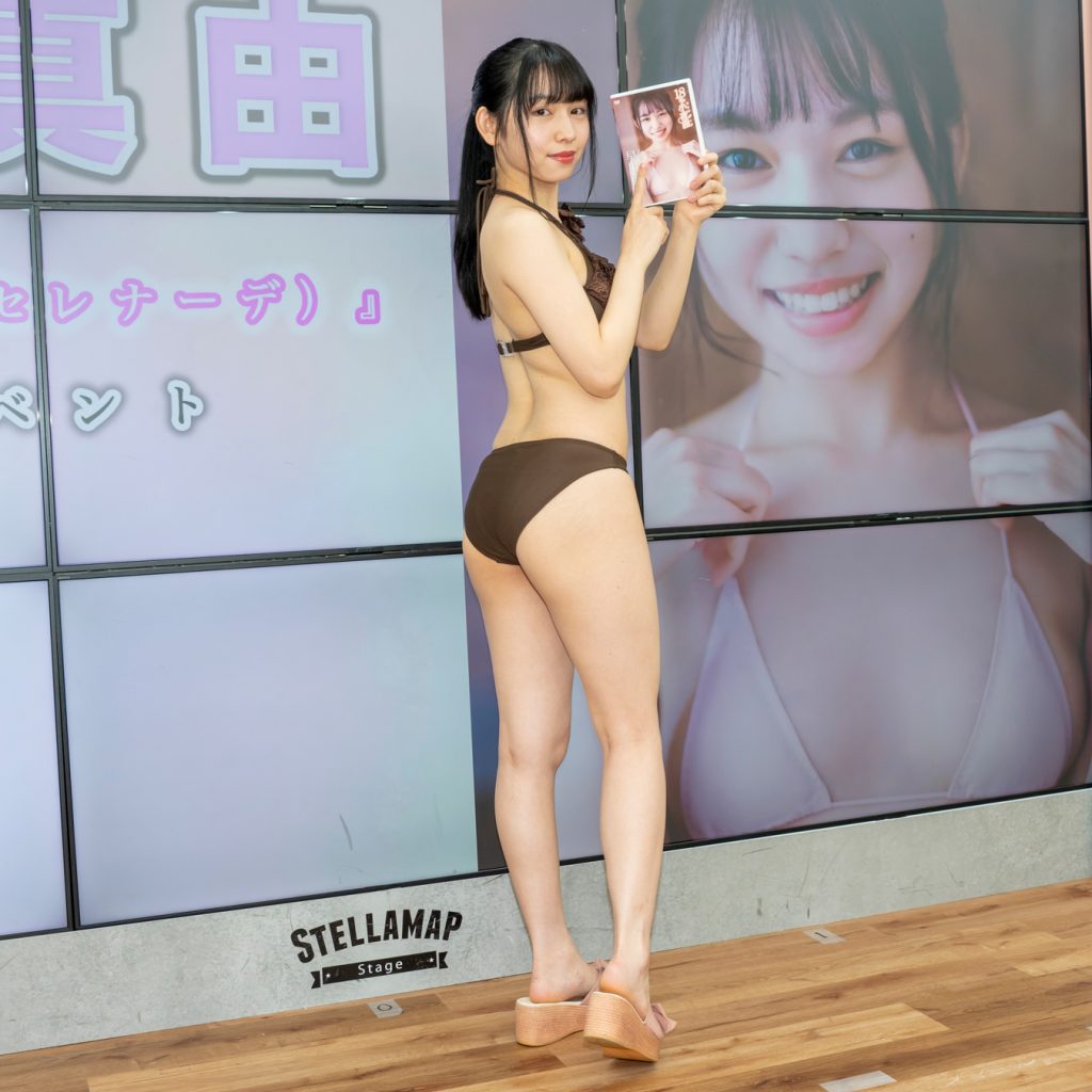 早川真由イメージDVD「18才の小夜曲(セレナーデ)」(ラインコミュニケーションズ)取材会より