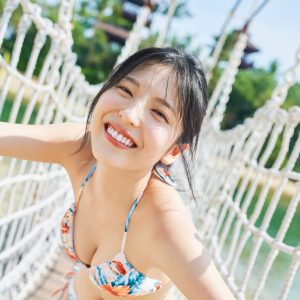 乃木坂46早川聖来“卒業記念写真集”より笑顔あふれる水着カット解禁