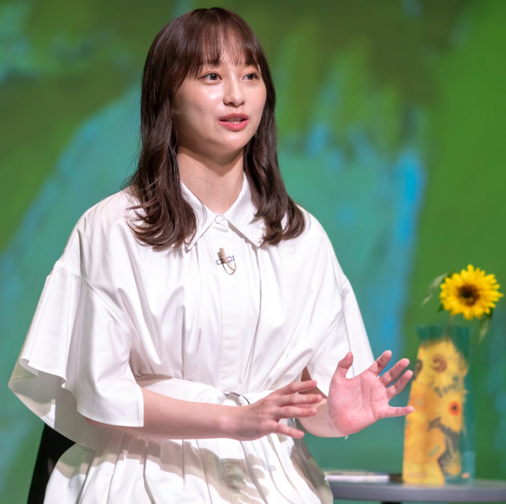 日向坂46・影山優佳が「Immersive Museum TOKYO 2023」取材会に出席