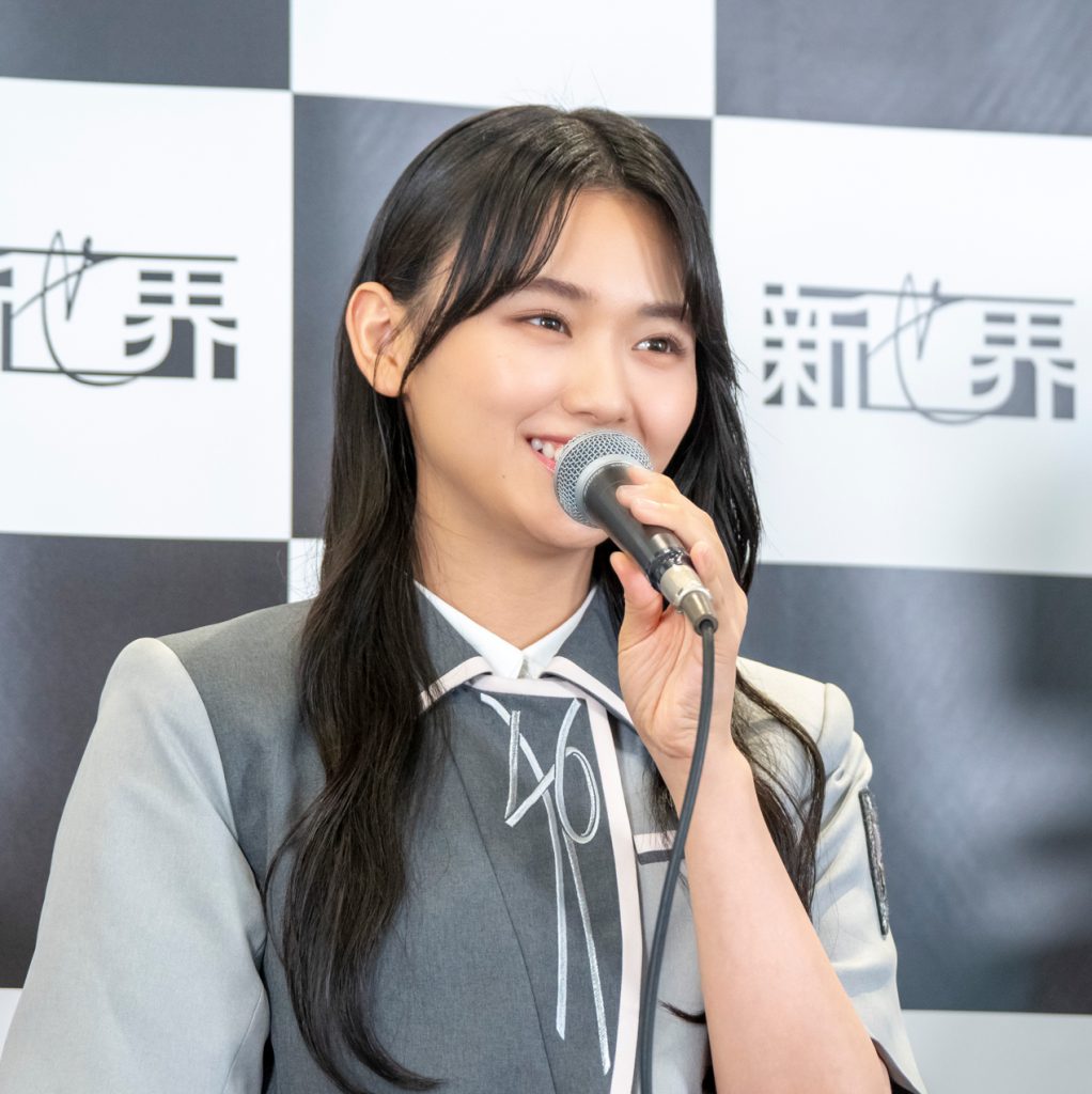 櫻坂46展「新せ界」取材会に出席した山﨑天