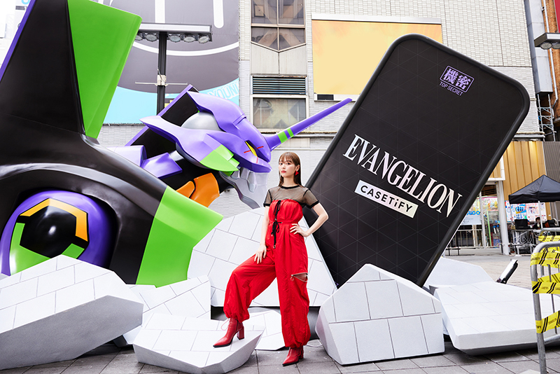 「EVANGELION×CASETiFY」コラボイベントに出席した内田理央